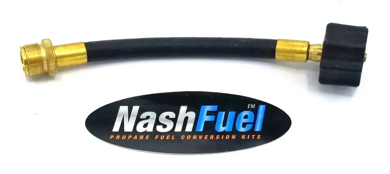 Portable 20 Lb Propane Tank For Bbq Grills, Rvs, Campers, And Outdoor Appliances With 1 Lb Hose Extension 1