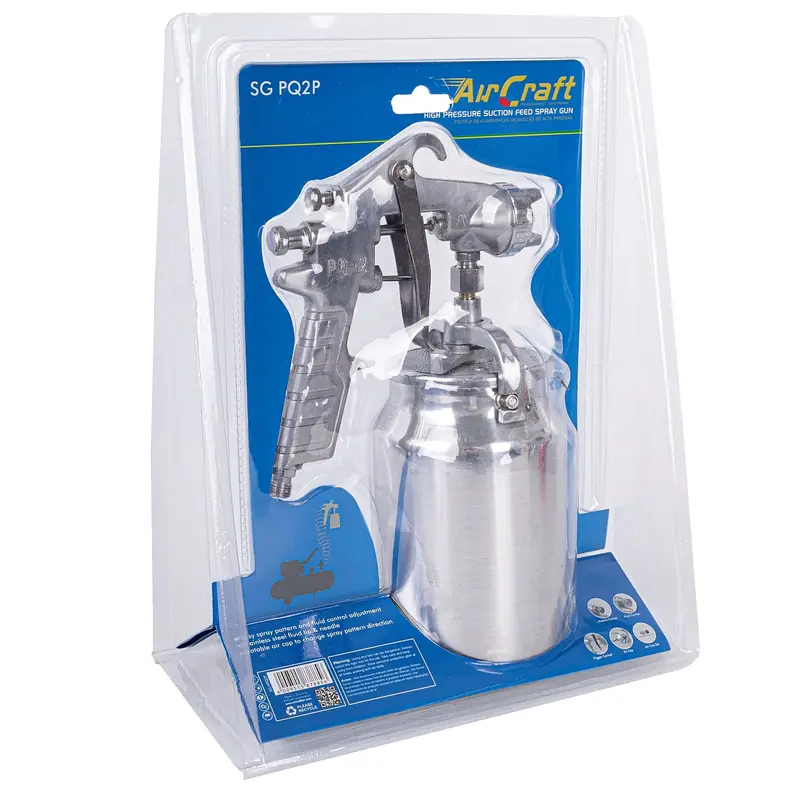 Professional Aircraft-Grade Hvlp High-Pressure Spray Gun – Blister-Packaged 1