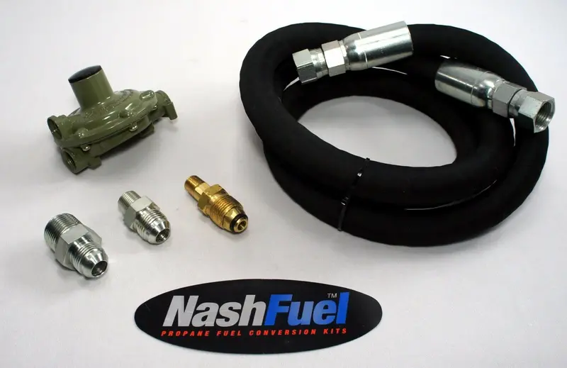 Propane Generator Regulator And Crimped Hose Kit – 25 Kw System 1