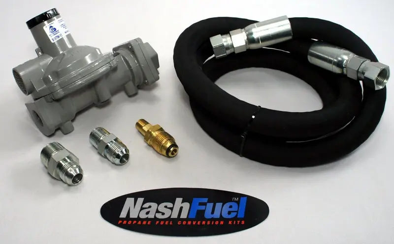 Propane Generator Regulator And Crimped Hose Kit – 50 Kw System 1