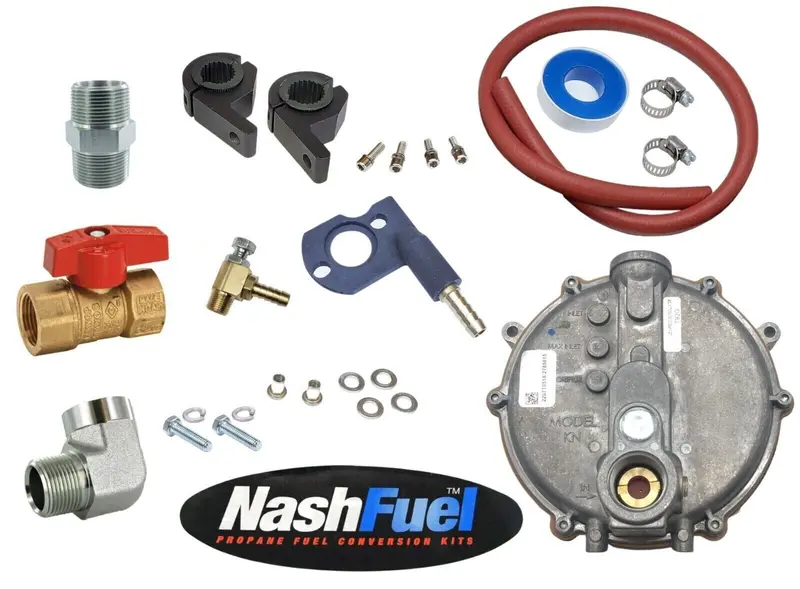 Propane & Natural Gas Conversion Kit For Chicago Electric 96898 – Includes Ball Valve And Bar Clamps 1