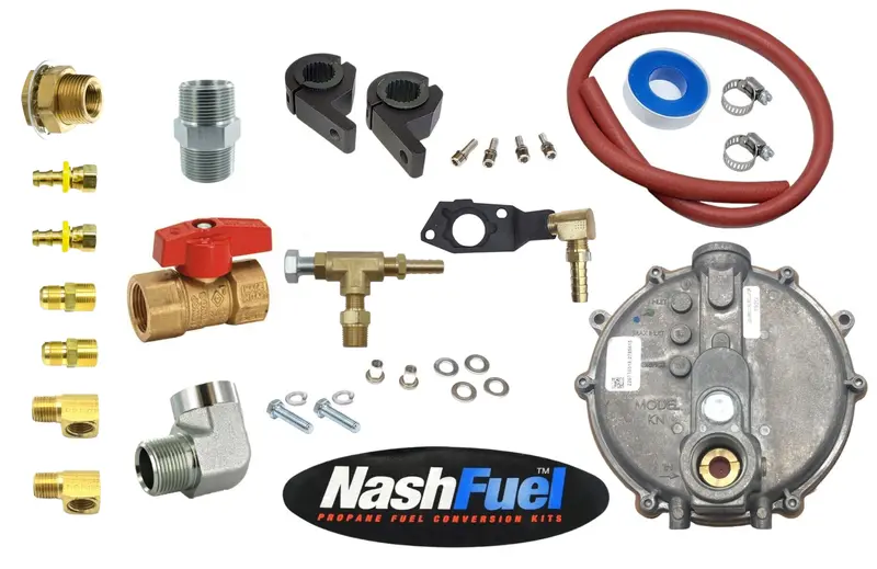 Propane/Natural Gas Conversion Kit For Predator 9500 Generator With Ball Valve Bulkhead Fitting 1