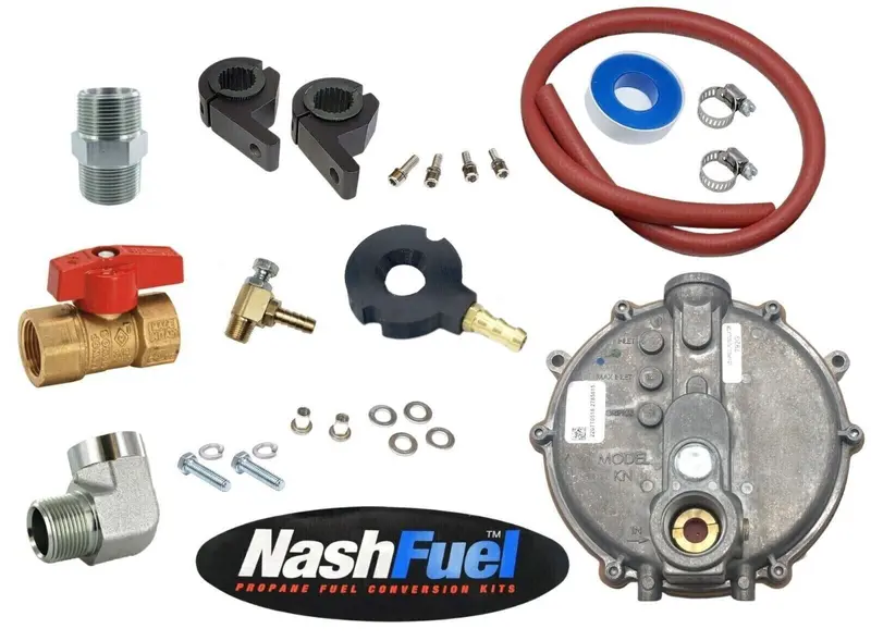 Propane & Natural Gas Conversion Kit For Troy-Bilt 8000 (030247) – Includes Ball Valve & Bar Clamps 1