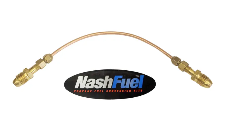 Propane Pigtail Gas Line – Male Pol To Male Pol, Flare, 1/4" Npt 1