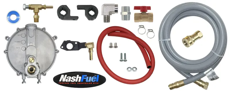 Rato R9500Id-3 Propane & Natural Gas Conversion Kit With Ball Valve And 25-Foot Hose 1