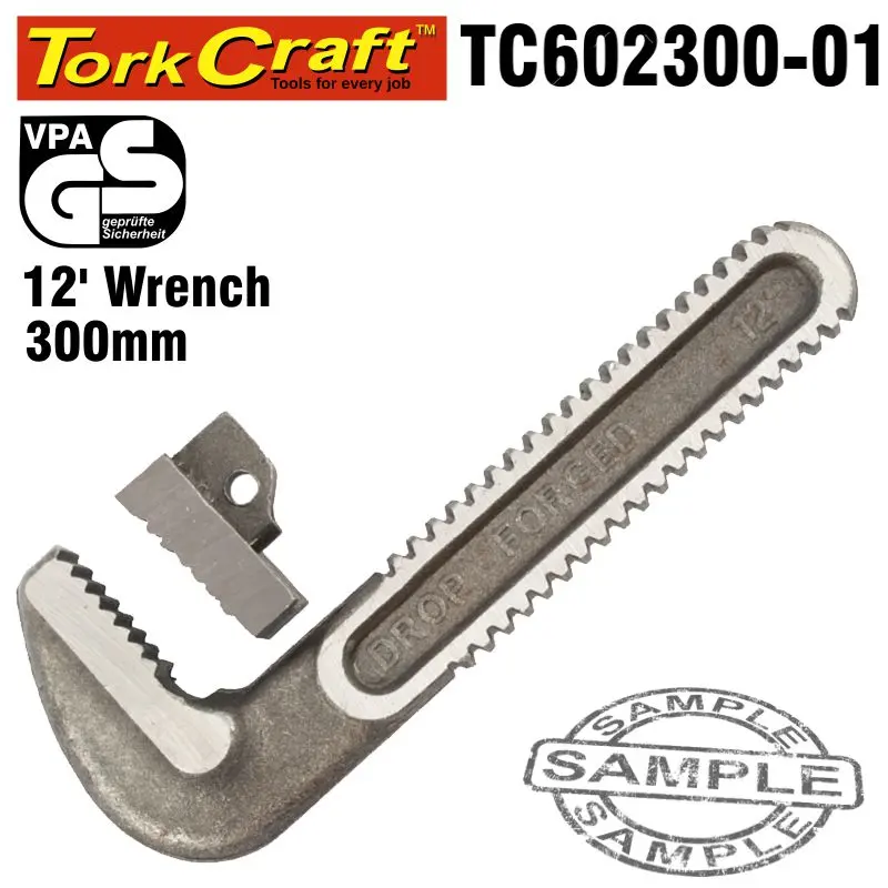 Replacement Jaw Set For Tork Craft 300Mm Pipe Wrench – Durable Alloy Construction 1