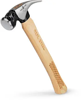 Rip-Claw Real Steel Hammer – 570G (20Oz), Hickory Handle For Precision Demolition 1