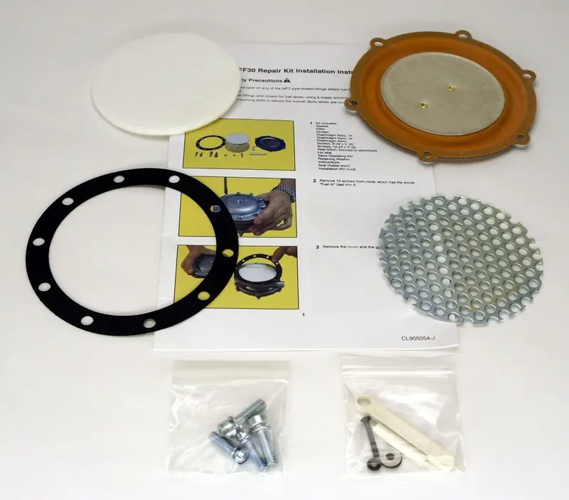 Rk-Vff30-2 Vacuum Lockoff Rebuild Kit – Replacement Parts For Impco Vff30 Regulator Assemblies 1