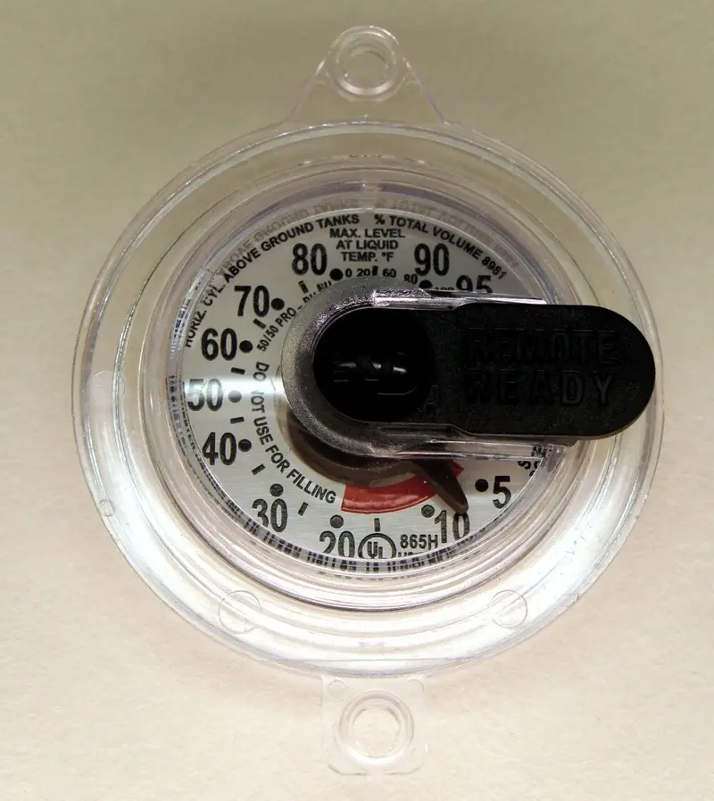Rochester Sr Series Asme-Certified Remote-Ready Above-Ground Propane Gauge (Model 5986S02733) 1
