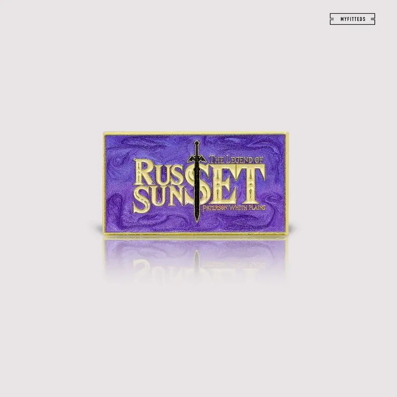 Russet Sunset #015 Legend Of Zelda Map Enamel Pin — Violet Purple Finish 1