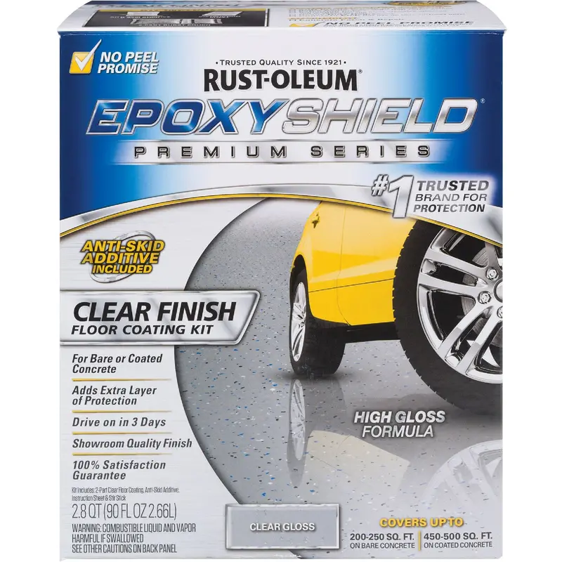 Rust-Oleum Epoxyshield Clear Floor Coating – 2.8-Quart Kit 1