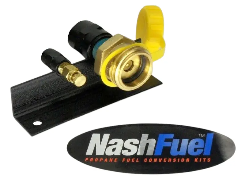 Rv And Motorhome Propane Tank Fill Bracket – Frame-Mounted, 1-3/4" Filler With Bleeder & Valve 1