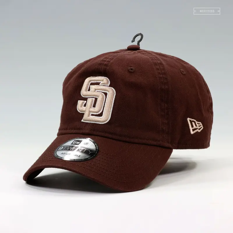 San Diego Padres Brown Dad Hat – New Era 9Twenty Adjustable Fit 1