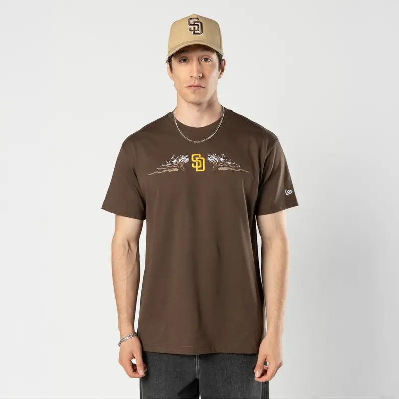 San Diego Padres Mlb Tonal Wave Relaxed-Fit Tee 1