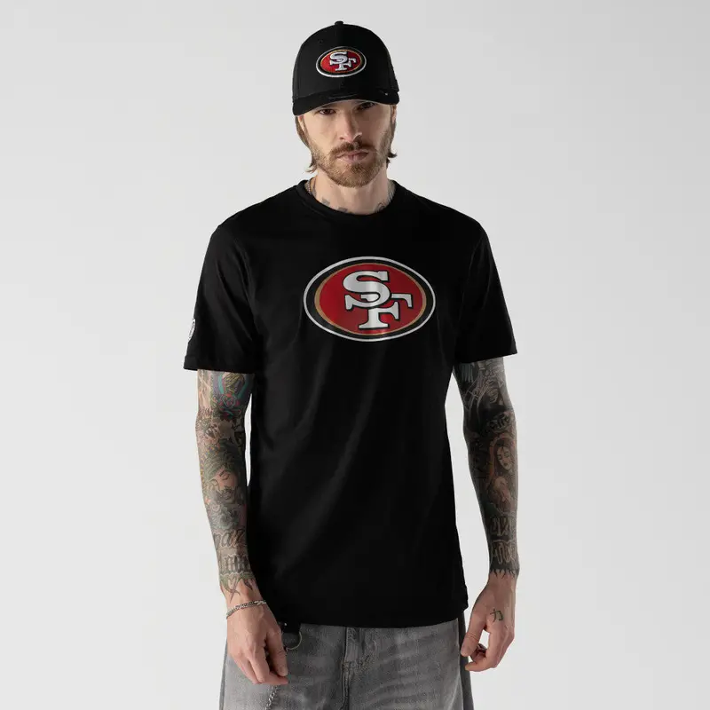 San Francisco 49Ers Nfl Team Logo Short Sleeve T-Shirt 1