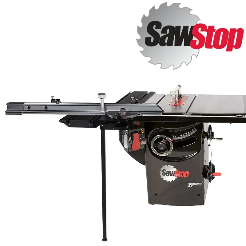 Sawstop Large Sliding Crosscut Table For Ics, Pcs, And Cns Table Saws 1