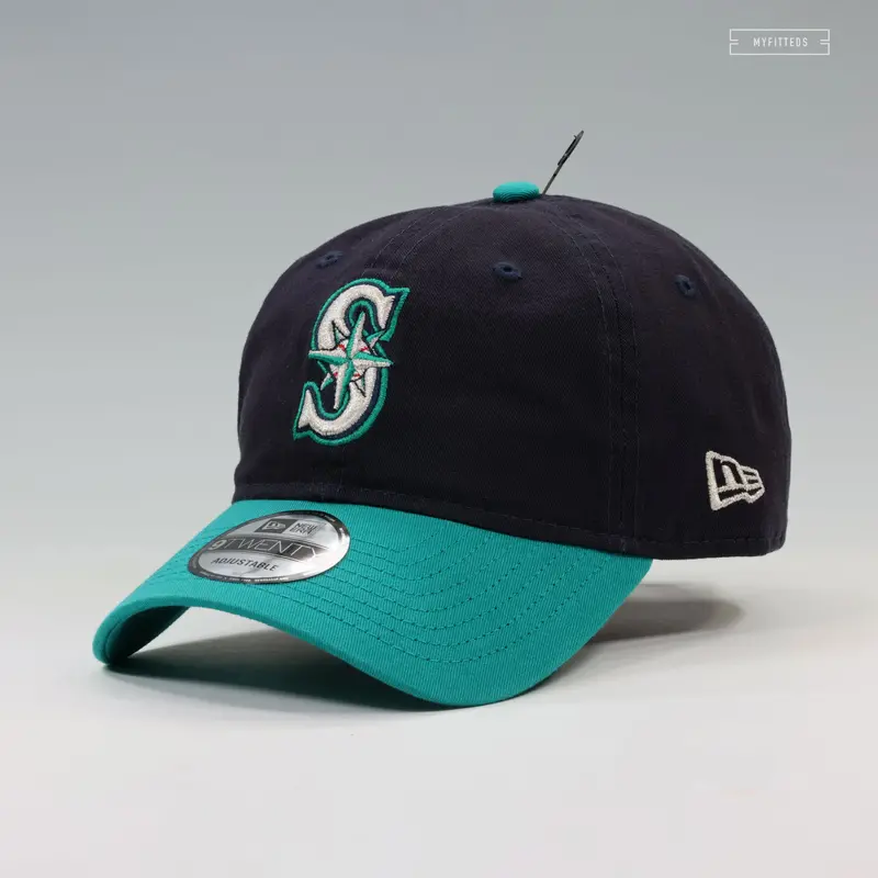 Seattle Mariners Dual-Tone Dad Hat – New Era 9Twenty Adjustable Fit 1