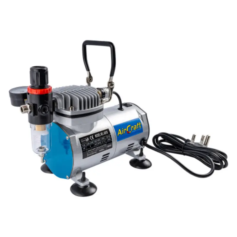 Single-Cylinder Aircraft Airbrush Compressor With Regulator And Filter 1