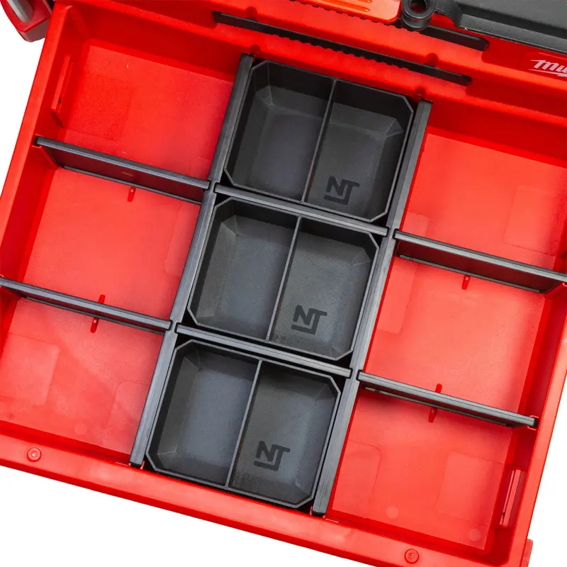 Small Divider Bins For Milwaukee Packout 3-Drawer Organizer (3-Pack) 1