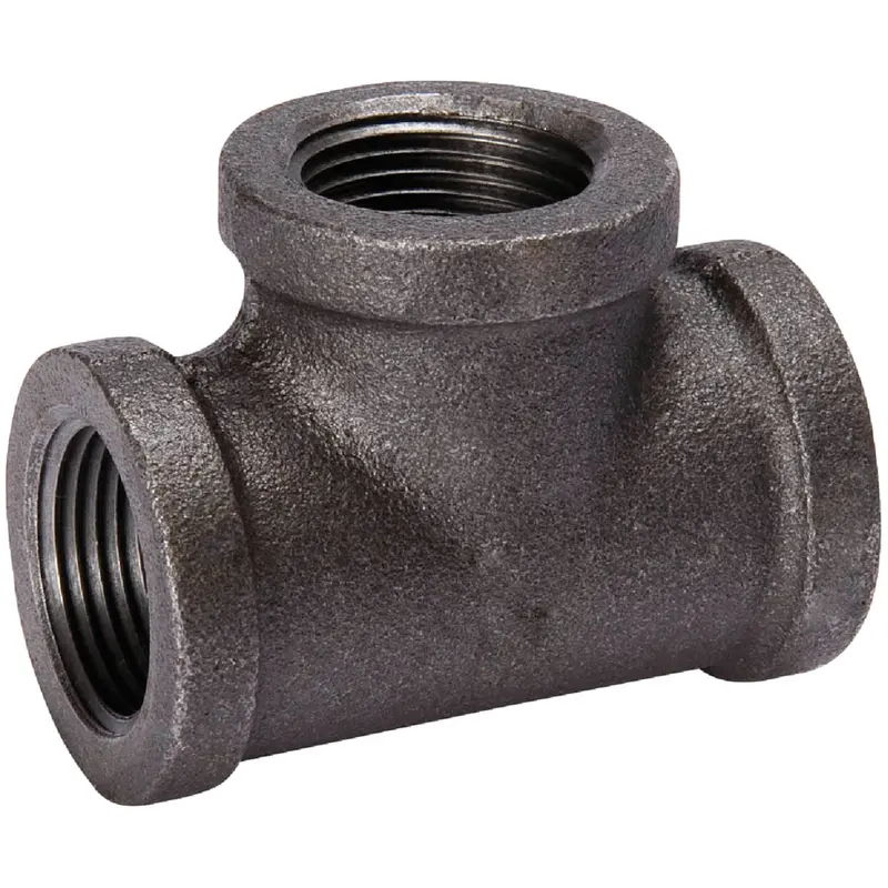 Southland Malleable Black Iron Tee – 1-1/2" Nominal Pipe Size 1