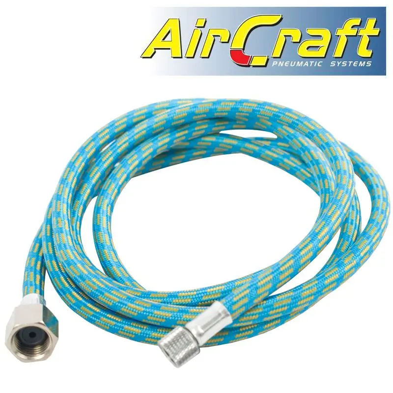 Spiral Aircraft Air Hose – 1/8" Female To 1/4" Female Fitting 1