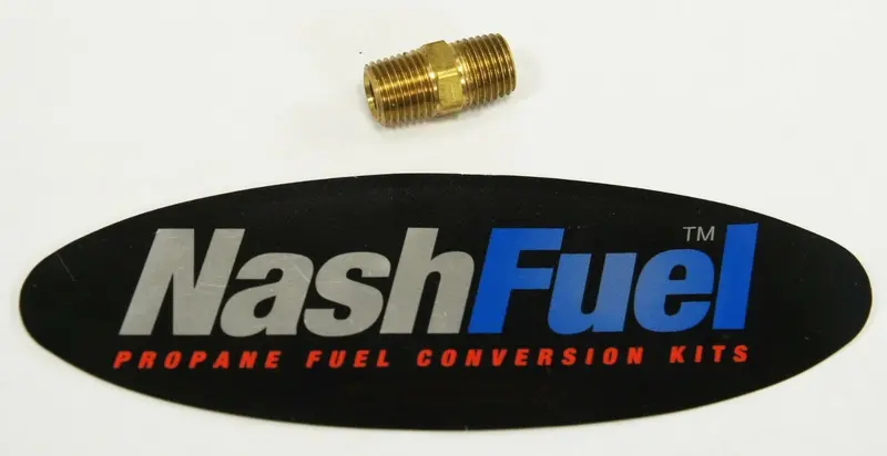 Straight Male 1/4" Npt To Male 1/4" Npt Hex Propane & Lpg Pipe Fitting 1