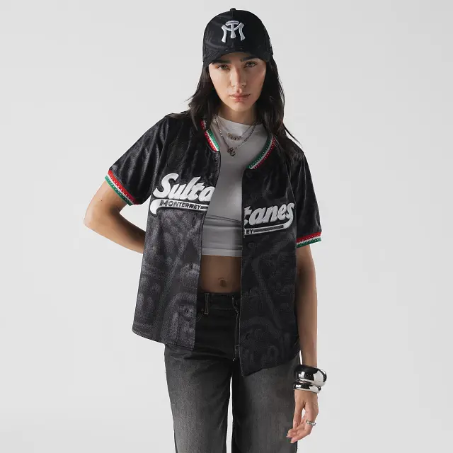Sultanes De Monterrey Alternate Jersey – 2026 Lmb Season, Women’S Black 1