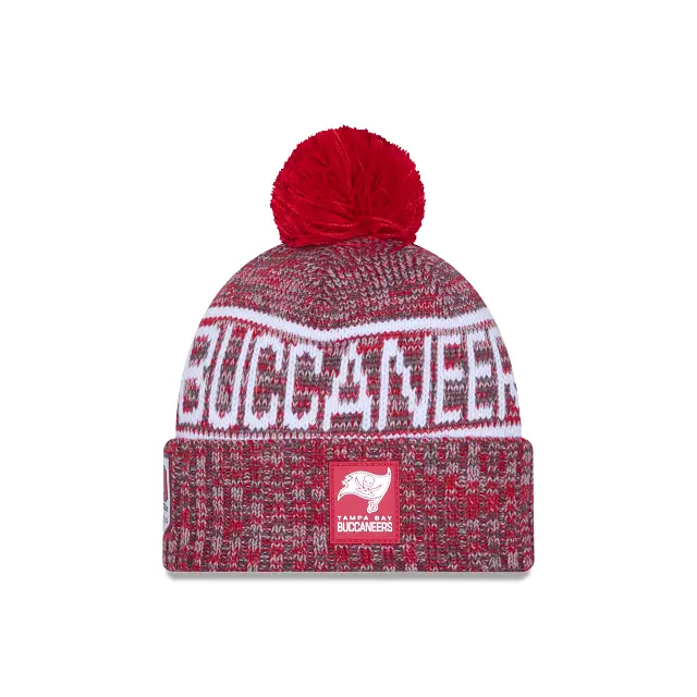 Tampa Bay Buccaneers Nfl 2025 Sideline Cold-Weather Knit Beanie 1