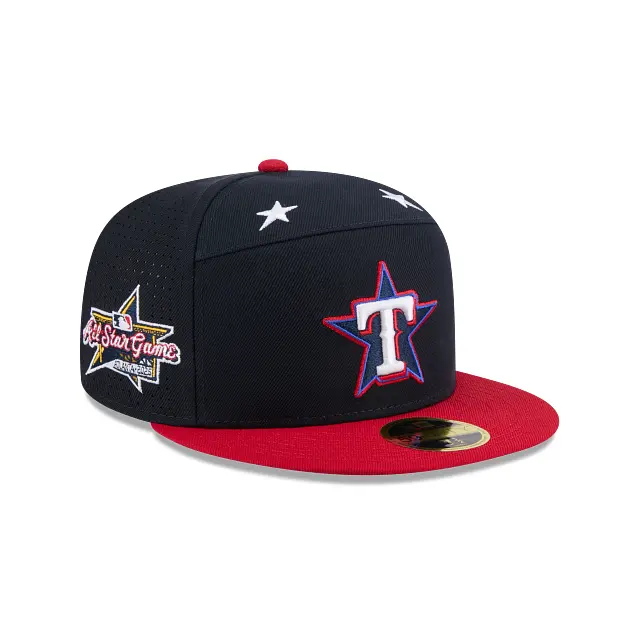 Texas Rangers 2025 Mlb All-Star Workout Series 59Fifty Split-Panel Cap 1