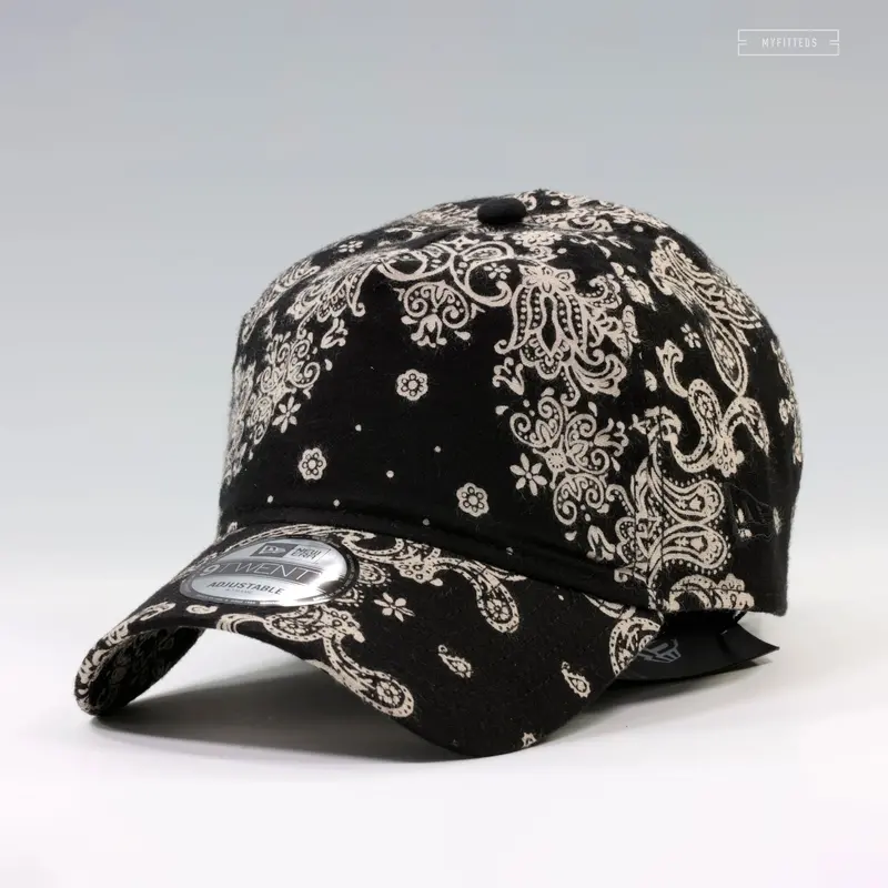 Three Looms Japan X New Era Paisley Floral Dad Hat – 9Twenty Style 1