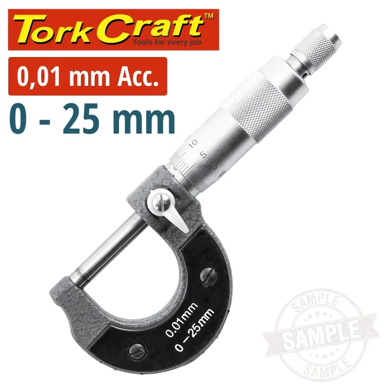 Tork Craft 0–25Mm Analog Micrometer — Precision Manual Measurement Tool 1