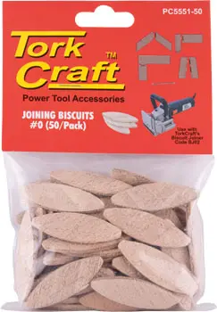 Tork Craft #0 Wood Biscuits – Value Pack Of 50 1