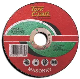 Tork Craft 125 Mm Masonry Cutting Disc – 2.5 Mm Thickness, 22.2 Mm Arbor 1