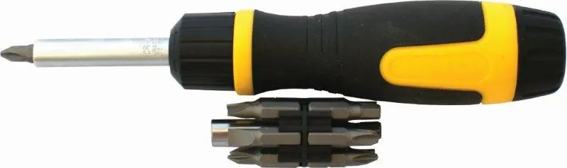 Tork Craft 13-In-1 Ratcheting Screwdriver With Interchangeable Bits 1