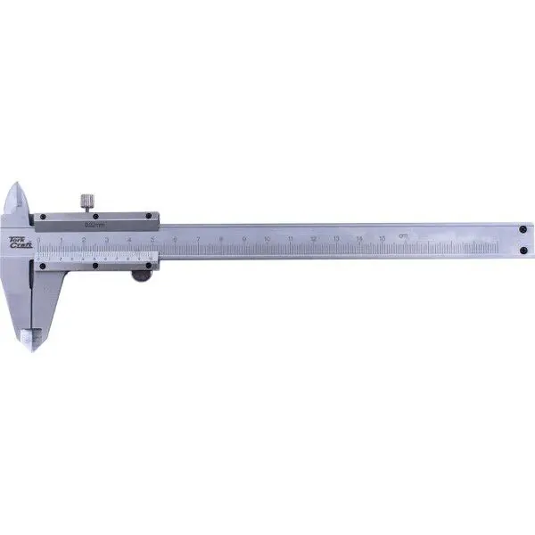 Tork Craft 150Mm Carbon Steel Vernier Caliper — Metric Scale, 0.02Mm Accuracy 1