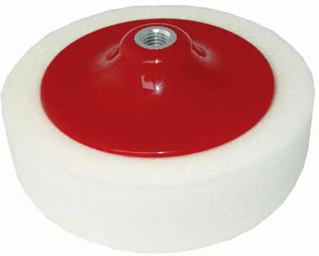 Tork Craft 150Mm White Compounding Sponge With 5/8" Thread 1