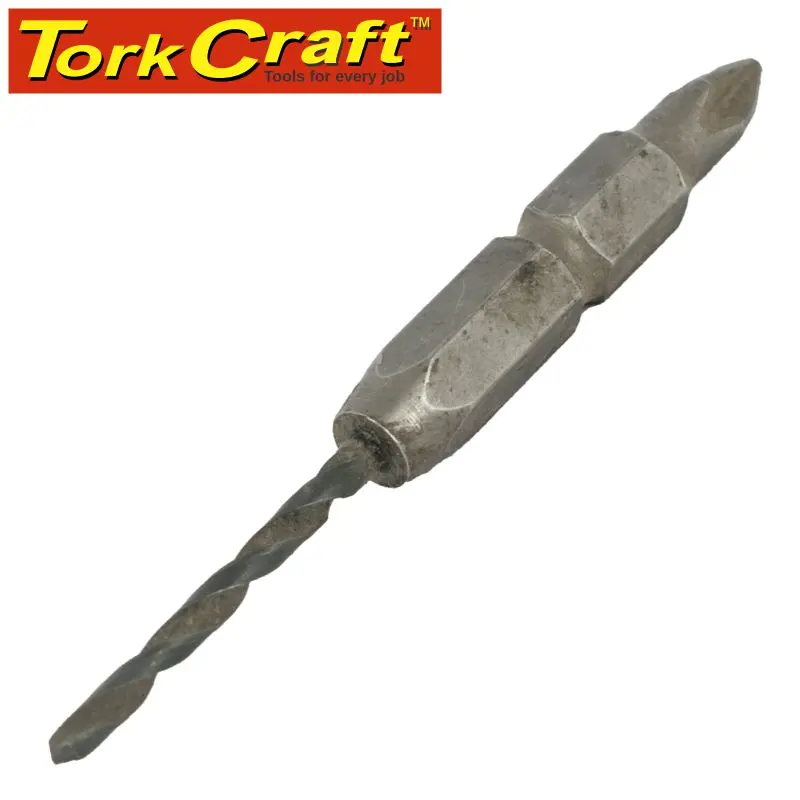 Tork Craft 2.5 Mm Hex Shank Drill Bit With Pozi #1 Tip 1
