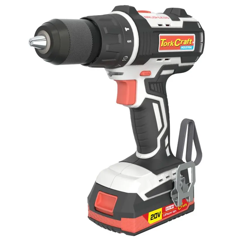 Tork Craft 20V Brushless Impact Drill Id13B – 13Mm Chuck, 0–1800 Rpm, 50Nm, Tool-Only With Dual 2.0Ah Batteries & Charger 1