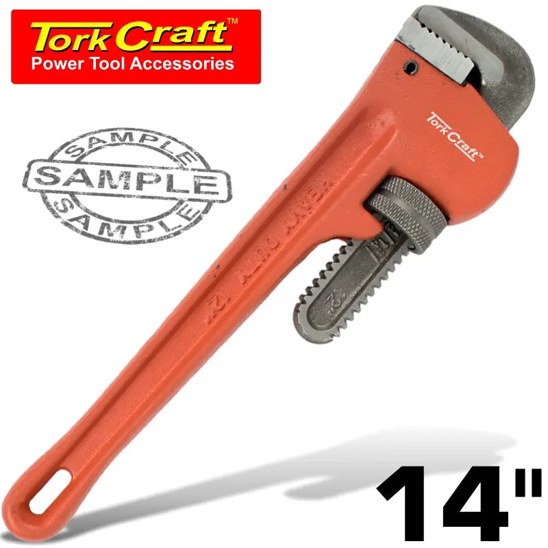 Tork Craft 350Mm Heavy-Duty Pipe Wrench For Plumbing & Maintenance 1