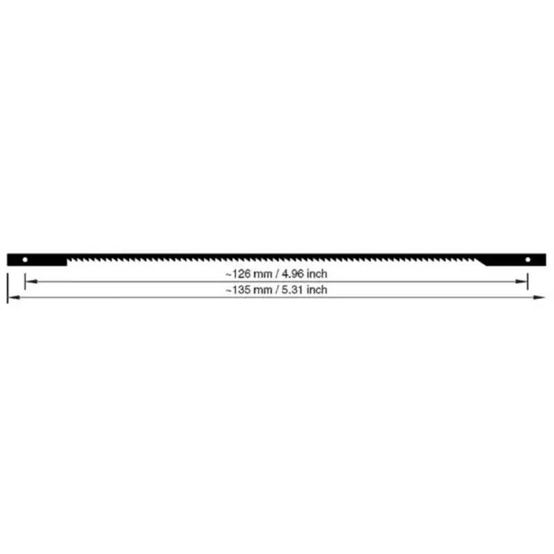 Tork Craft 5-Inch Scroll Saw Blades – 125Mm, 20 Tpi, Pin-End For Wood (6-Pack) 1