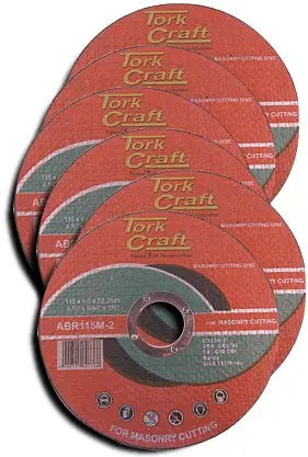 Tork Craft 5-Pack Cutting Discs + 1 Free – Masonry, 115×1.0×22.2Mm 1