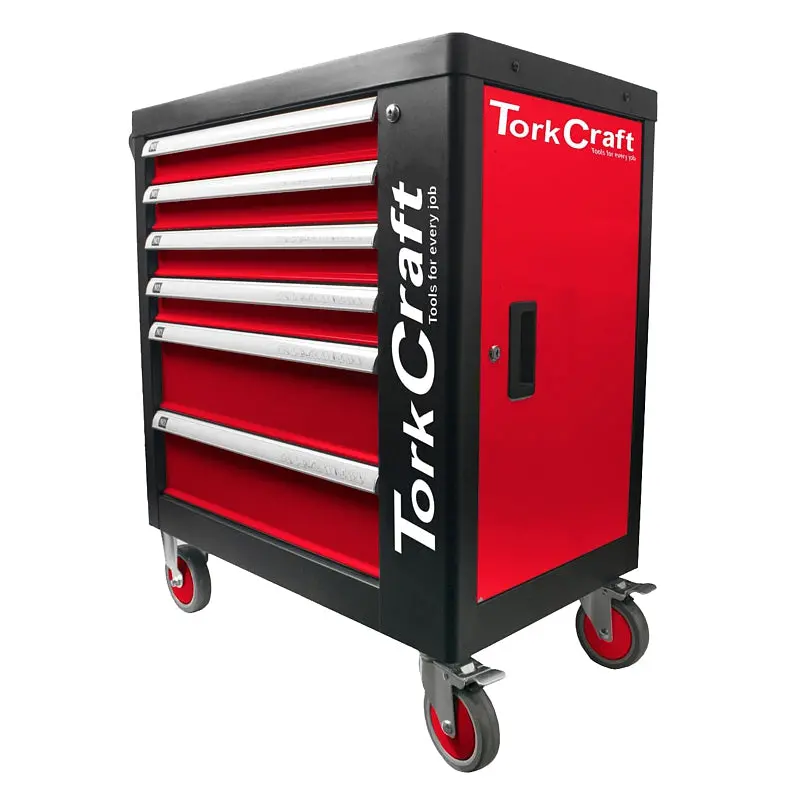 Tork Craft 6-Drawer Mobile Roller Cabinet – Includes 184-Piece Tool Assortment 1