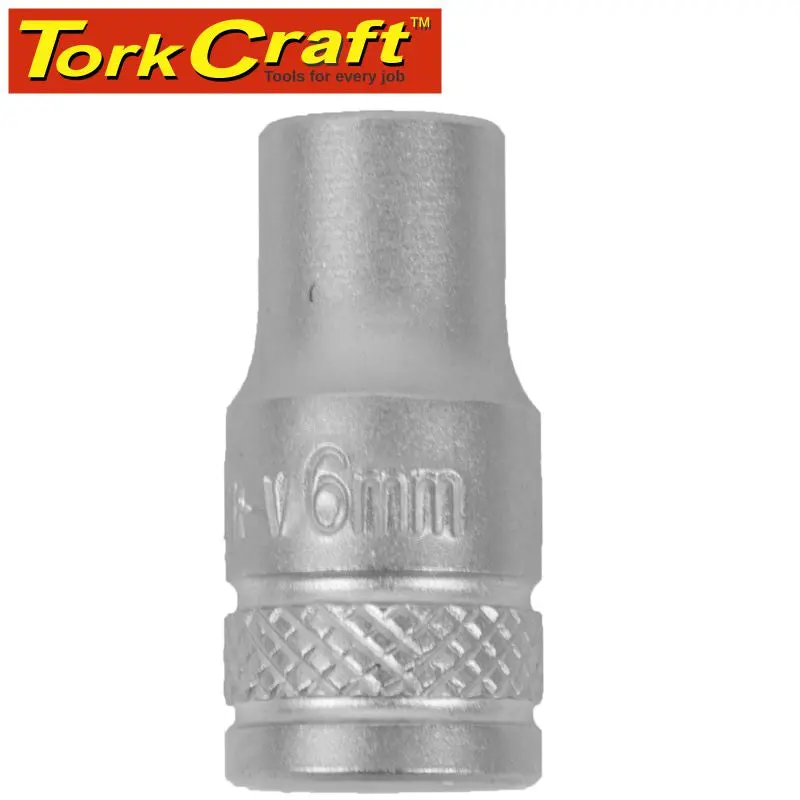 Tork Craft 6 Mm 1/4" Drive 12-Point Chrome Vanadium Socket 1