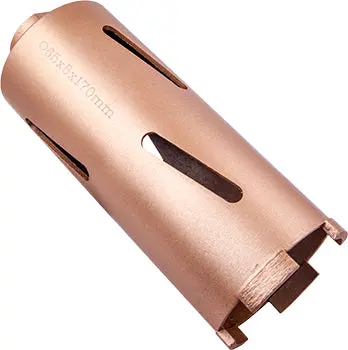 Tork Craft 65 Mm X 170 Mm Diamond Core Bit — Designed For Concrete, M22 Thread 1
