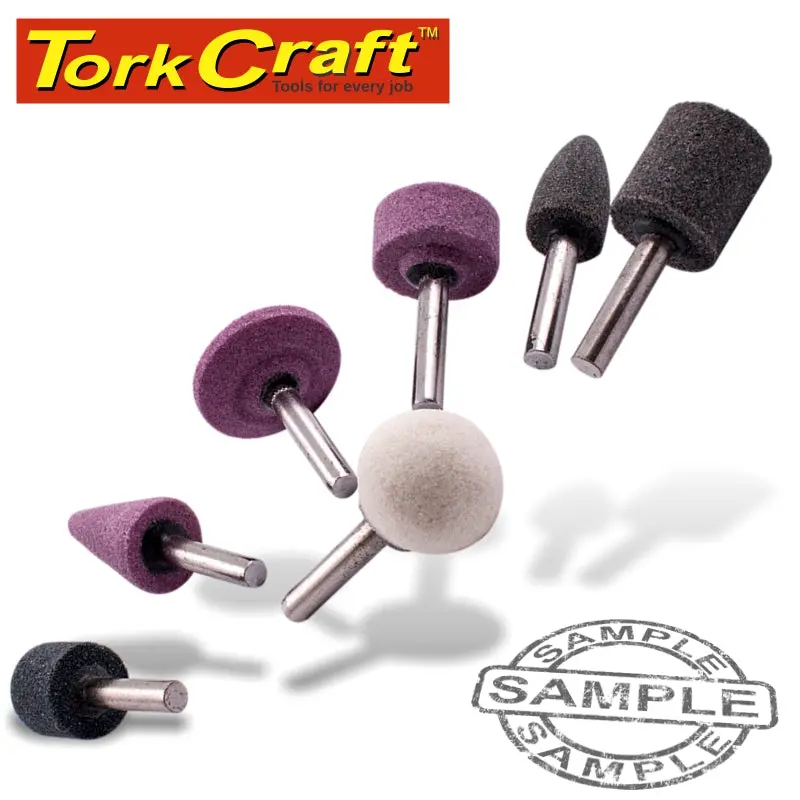 Tork Craft 7-Piece Grinding Point Set – Carded Assortment For Versatile Rotary Tool Use 1