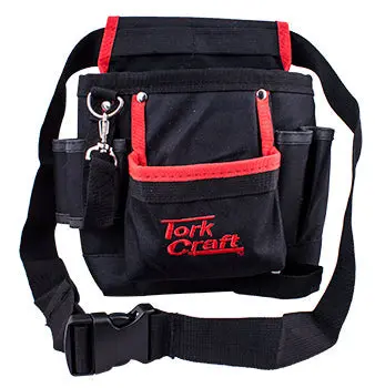 Tork Craft Adjustable Nylon Tool Belt – 7-Section Organizer With Belt Integration 1