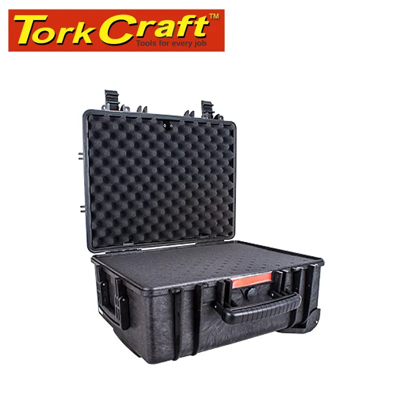 Tork Craft Black Professional Gear Transport – 530 × 435 × 260 Mm With Contoured Foam, Waterproof & Dustproof (Model 483720) 1