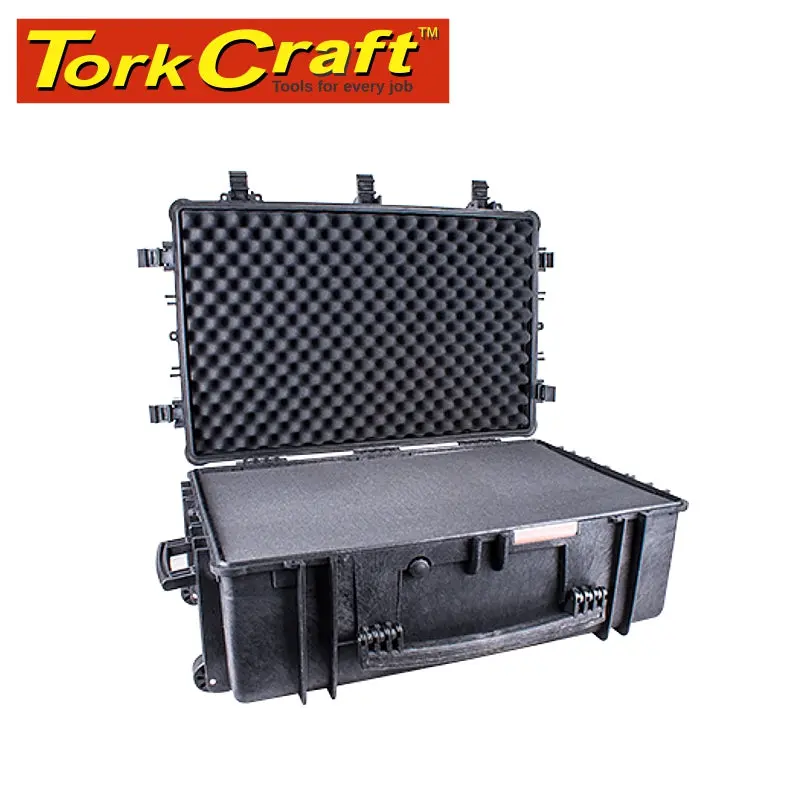 Tork Craft Black Waterproof Hard Case – 865 X 565 X 340 Mm With Custom Foam Insert 1
