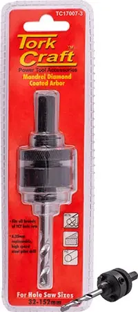 Tork Craft Diamond-Coated Mandrel Arbor – Adjustable From 32Mm To 152Mm 1