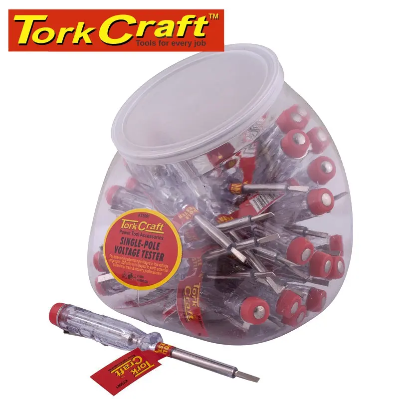 Tork Craft Electric Tester Screwdriver Kit – 30-Piece Assortment In Candy Jar 1